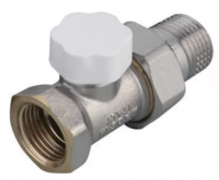 Клапан настроечный прямой ВР-НР, радиаторный Frap F258.04  размер 1/2" x 1/2"  (20/120шт.)