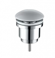 Донный клапан автомат с переливом, белый Frap F62-8  размер 1 1/4", 15-60 мм  (1/50шт.)