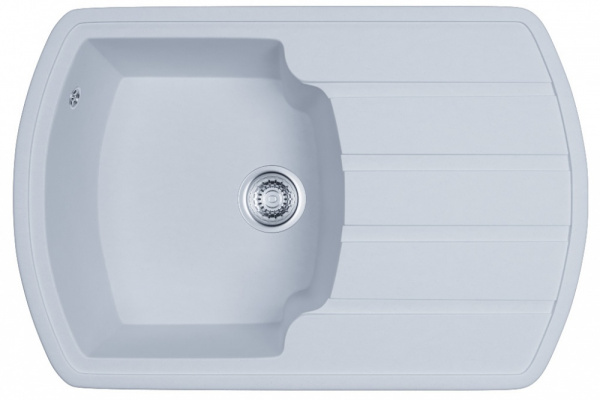 Мойка гранитная 510х760мм (белый) GANZER